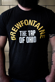 men's black The Tap of Ohio tshirt